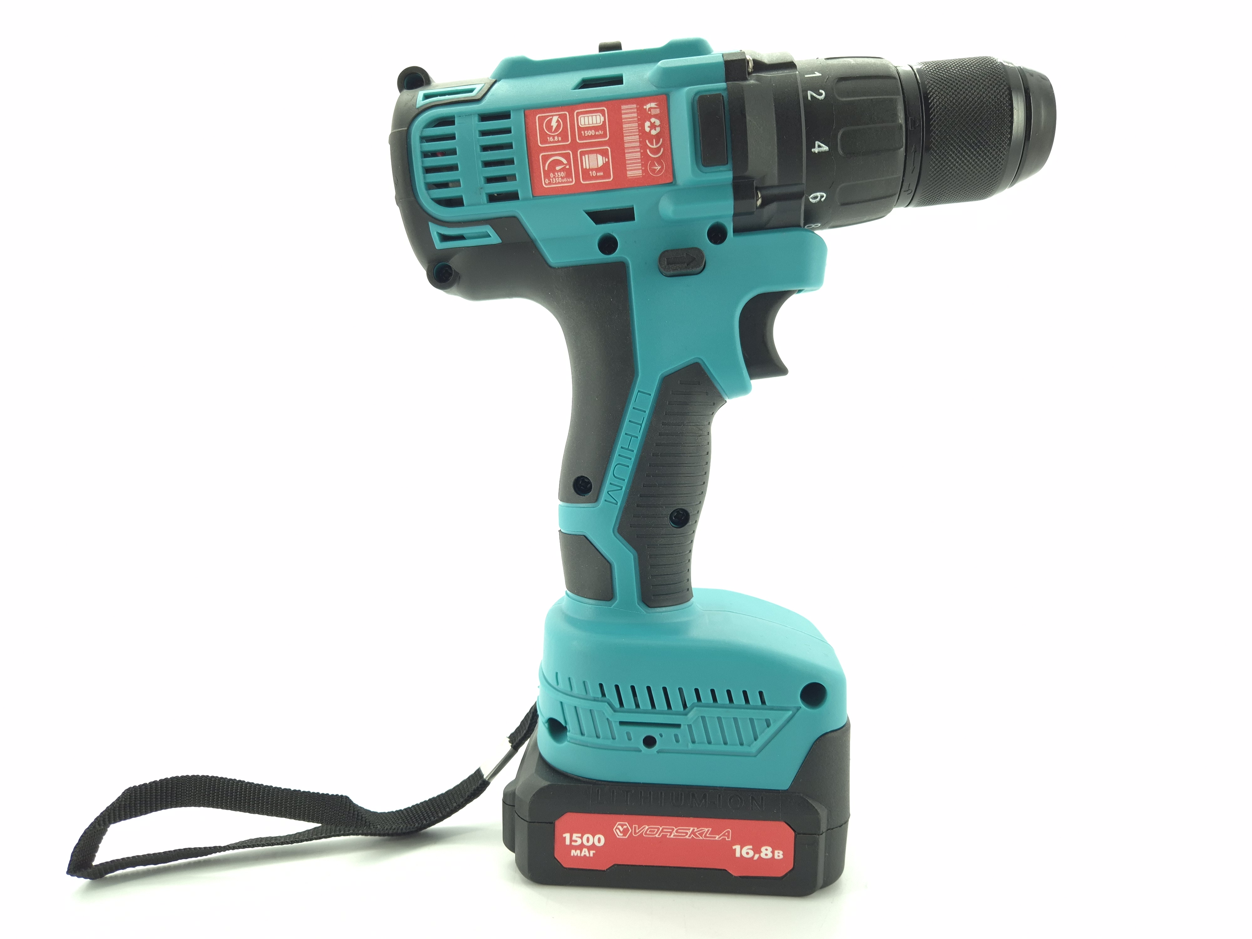 Акумуляторний шурупокрут Vorskla ПМЗ 16.8/2 S-Li (з набором інструментів)